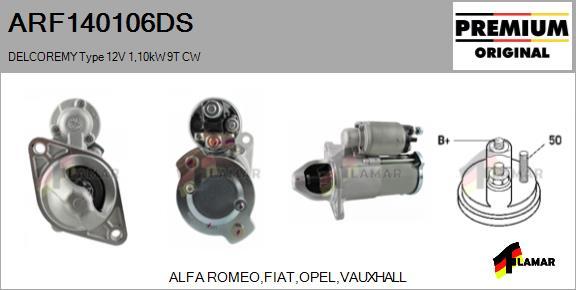 FLAMAR ARF140106DS - Стартер autospares.lv