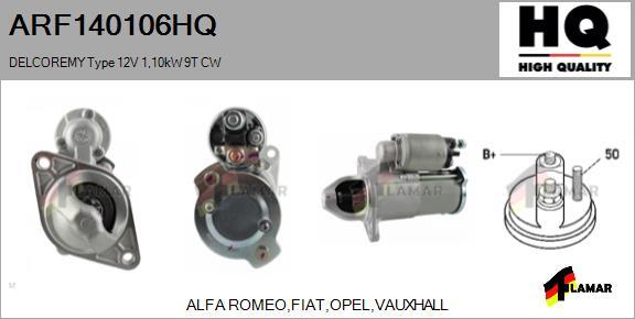 FLAMAR ARF140106HQ - Стартер autospares.lv