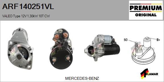 FLAMAR ARF140251VL - Стартер autospares.lv