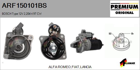 FLAMAR ARF150101BS - Стартер autospares.lv