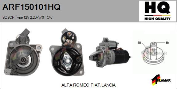 FLAMAR ARF150101HQ - Стартер autospares.lv