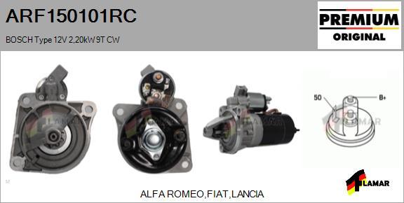 FLAMAR ARF150101RC - Стартер autospares.lv