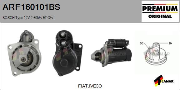 FLAMAR ARF160101BS - Стартер autospares.lv