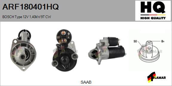 FLAMAR ARF180401HQ - Стартер autospares.lv