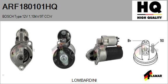 FLAMAR ARF180101HQ - Стартер autospares.lv