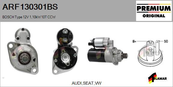 FLAMAR ARF130301BS - Стартер autospares.lv