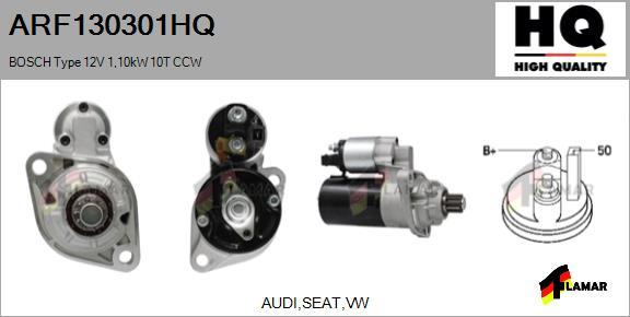 FLAMAR ARF130301HQ - Стартер autospares.lv