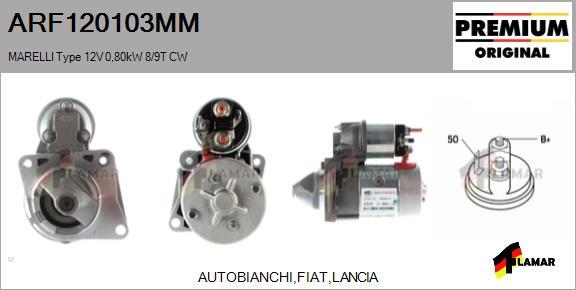 FLAMAR ARF120103MM - Стартер autospares.lv