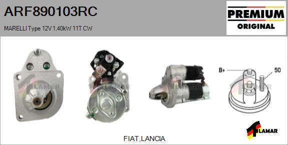 FLAMAR ARF890103RC - Стартер autospares.lv