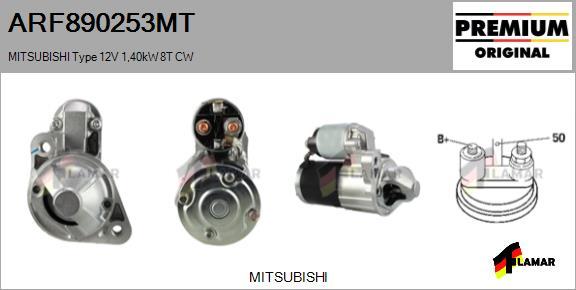 FLAMAR ARF890253MT - Стартер autospares.lv