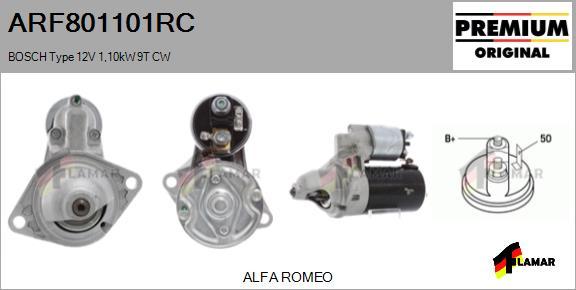 FLAMAR ARF801101RC - Стартер autospares.lv