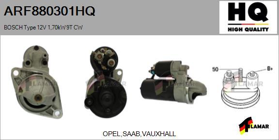 FLAMAR ARF880301HQ - Стартер autospares.lv