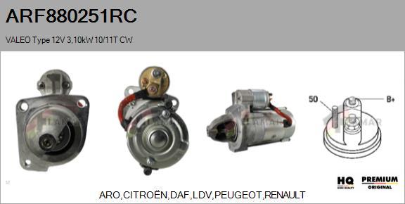 FLAMAR ARF880251RC - Стартер autospares.lv