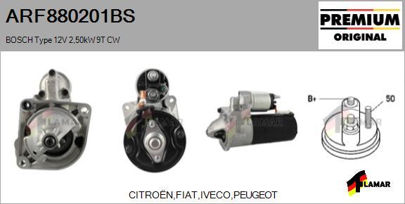 FLAMAR ARF880201BS - Стартер autospares.lv