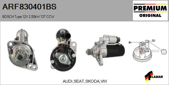 FLAMAR ARF830401BS - Стартер autospares.lv