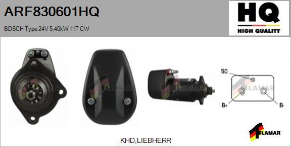 FLAMAR ARF830601HQ - Стартер autospares.lv