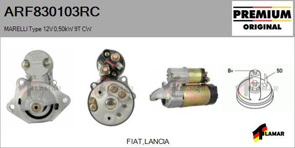 FLAMAR ARF830103RC - Стартер autospares.lv