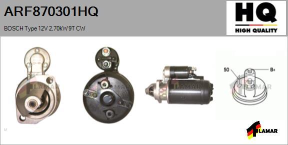 FLAMAR ARF870301HQ - Стартер autospares.lv