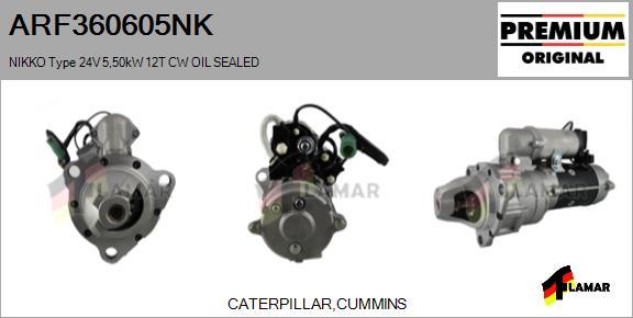 FLAMAR ARF360605NK - Стартер autospares.lv