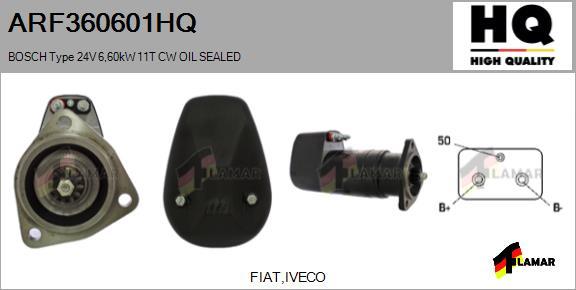 FLAMAR ARF360601HQ - Стартер autospares.lv