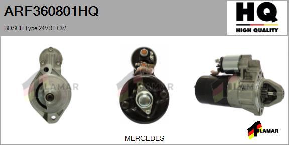 FLAMAR ARF360801HQ - Стартер autospares.lv