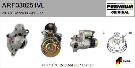 FLAMAR ARF330251VL - Стартер autospares.lv