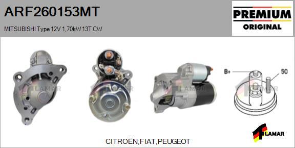 FLAMAR ARF260153MT - Стартер autospares.lv