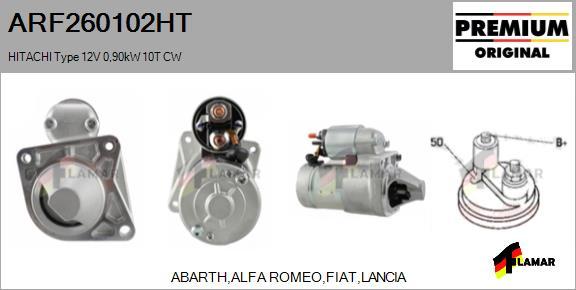 FLAMAR ARF260102HT - Стартер autospares.lv