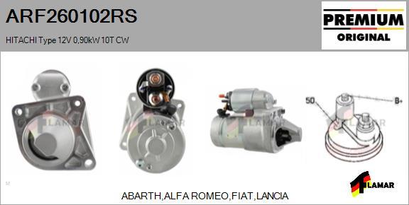 FLAMAR ARF260102RS - Стартер autospares.lv