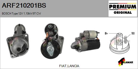 FLAMAR ARF210201BS - Стартер autospares.lv