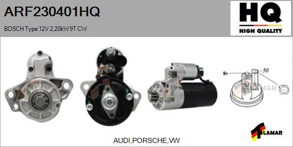 FLAMAR ARF230401HQ - Стартер autospares.lv