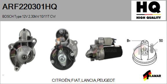 FLAMAR ARF220301HQ - Стартер autospares.lv