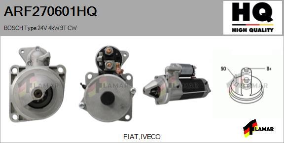 FLAMAR ARF270601HQ - Стартер autospares.lv