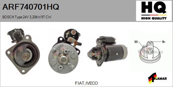 FLAMAR ARF740701HQ - Стартер autospares.lv