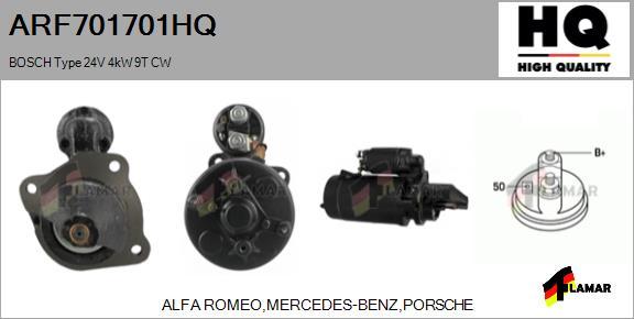 FLAMAR ARF701701HQ - Стартер autospares.lv