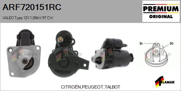 FLAMAR ARF720151RC - Стартер autospares.lv