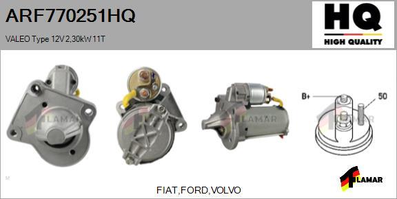 FLAMAR ARF770251HQ - Стартер autospares.lv