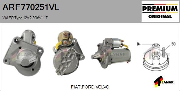 FLAMAR ARF770251VL - Стартер autospares.lv