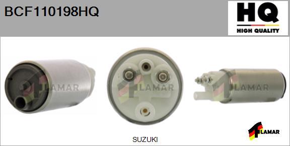 FLAMAR BCF110198HQ - Топливный насос autospares.lv