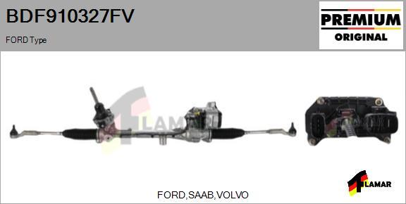 FLAMAR BDF910327FV - Рулевой механизм, рейка autospares.lv