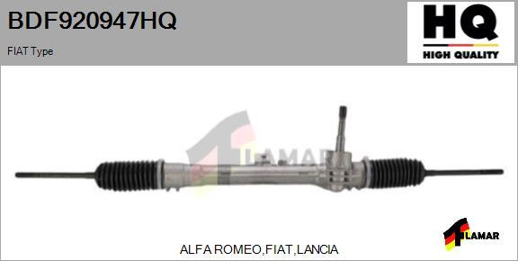 FLAMAR BDF920947HQ - Рулевой механизм, рейка autospares.lv