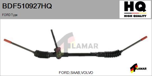 FLAMAR BDF510927HQ - Рулевой механизм, рейка autospares.lv