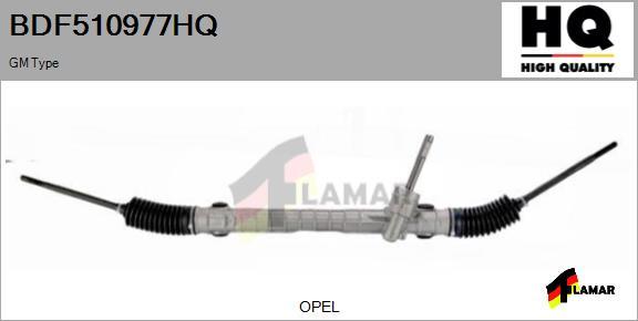 FLAMAR BDF510977HQ - Рулевой механизм, рейка autospares.lv