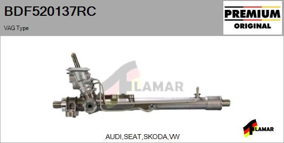 FLAMAR BDF520137RC - Рулевой механизм, рейка autospares.lv