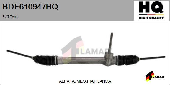 FLAMAR BDF610947HQ - Рулевой механизм, рейка autospares.lv