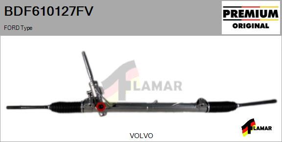 FLAMAR BDF610127FV - Рулевой механизм, рейка autospares.lv