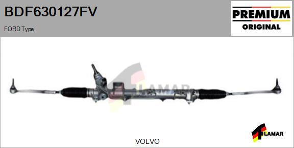 FLAMAR BDF630127FV - Рулевой механизм, рейка autospares.lv