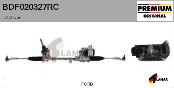 FLAMAR BDF020327RC - Рулевой механизм, рейка autospares.lv