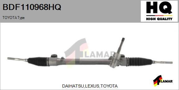 FLAMAR BDF110968HQ - Рулевой механизм, рейка autospares.lv