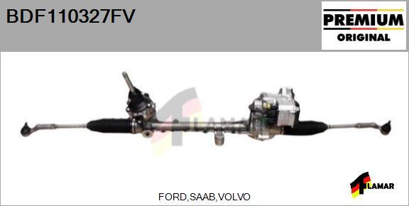 FLAMAR BDF110327FV - Рулевой механизм, рейка autospares.lv